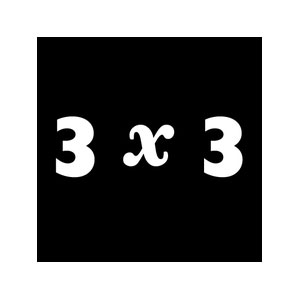 3x3 illustration publication logo