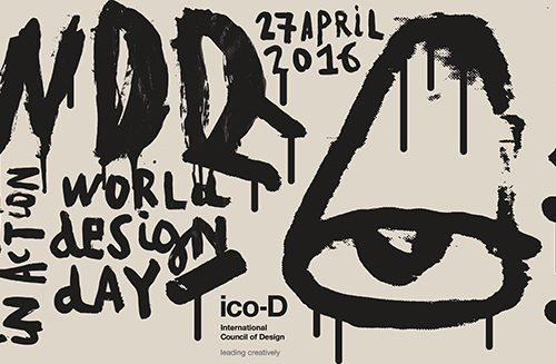ico-D World Design Day poster