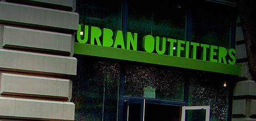News urban outfitters facade