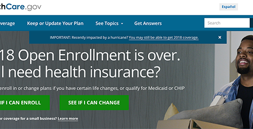 healthcare.gov enrollment announcement