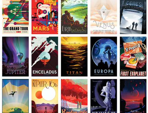 Jet Propulsion Labs Visons of the Future posters