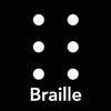 disability access symbol braille black