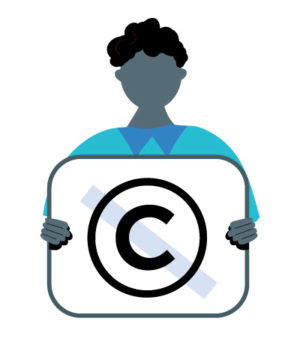 illsutration of a copyright user
