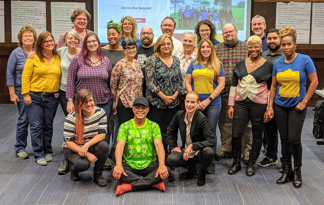 Graphic Artists Guild board and staff 2019