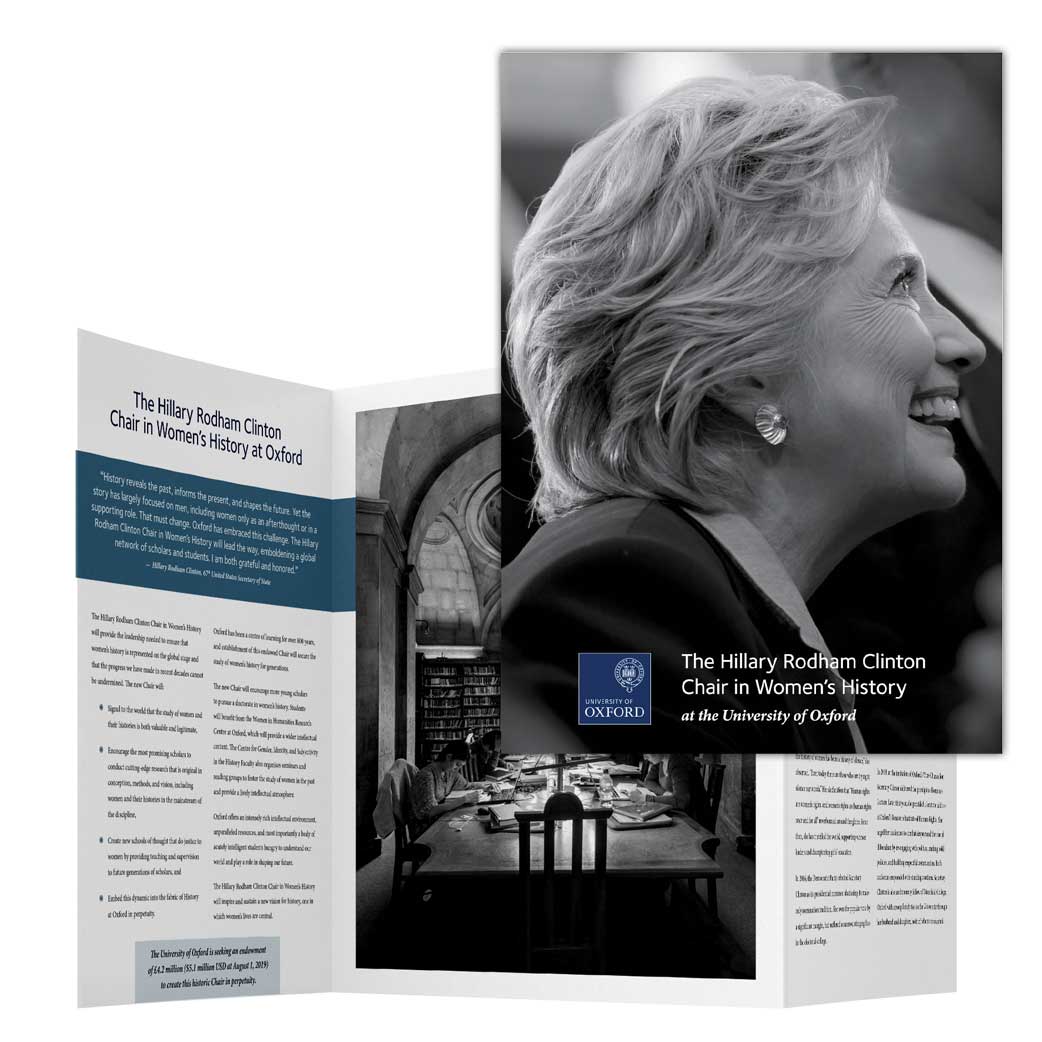 Nancy Ruzo portfolio sample brochure for HRC