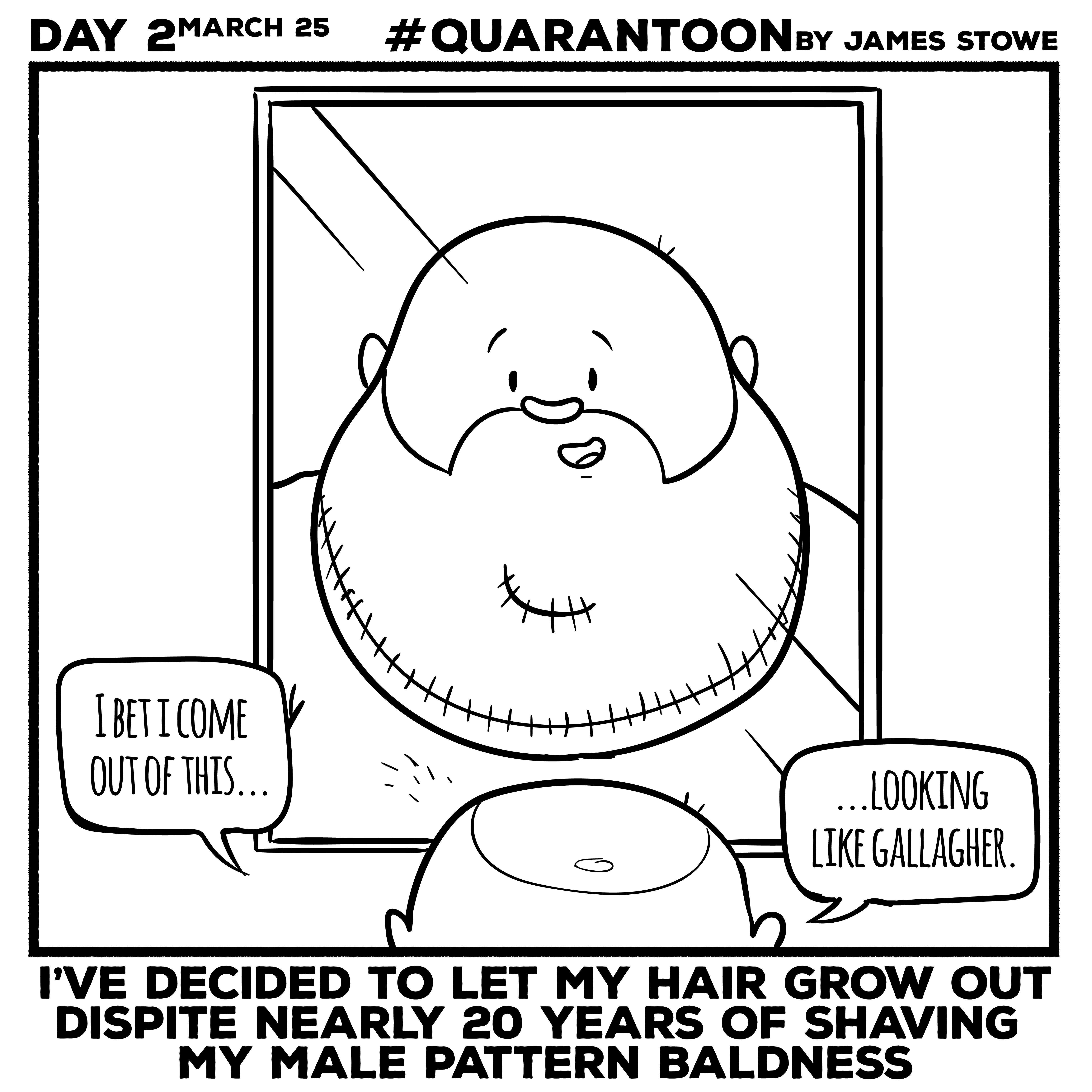 Quarantoon Day 2 by James Stowe