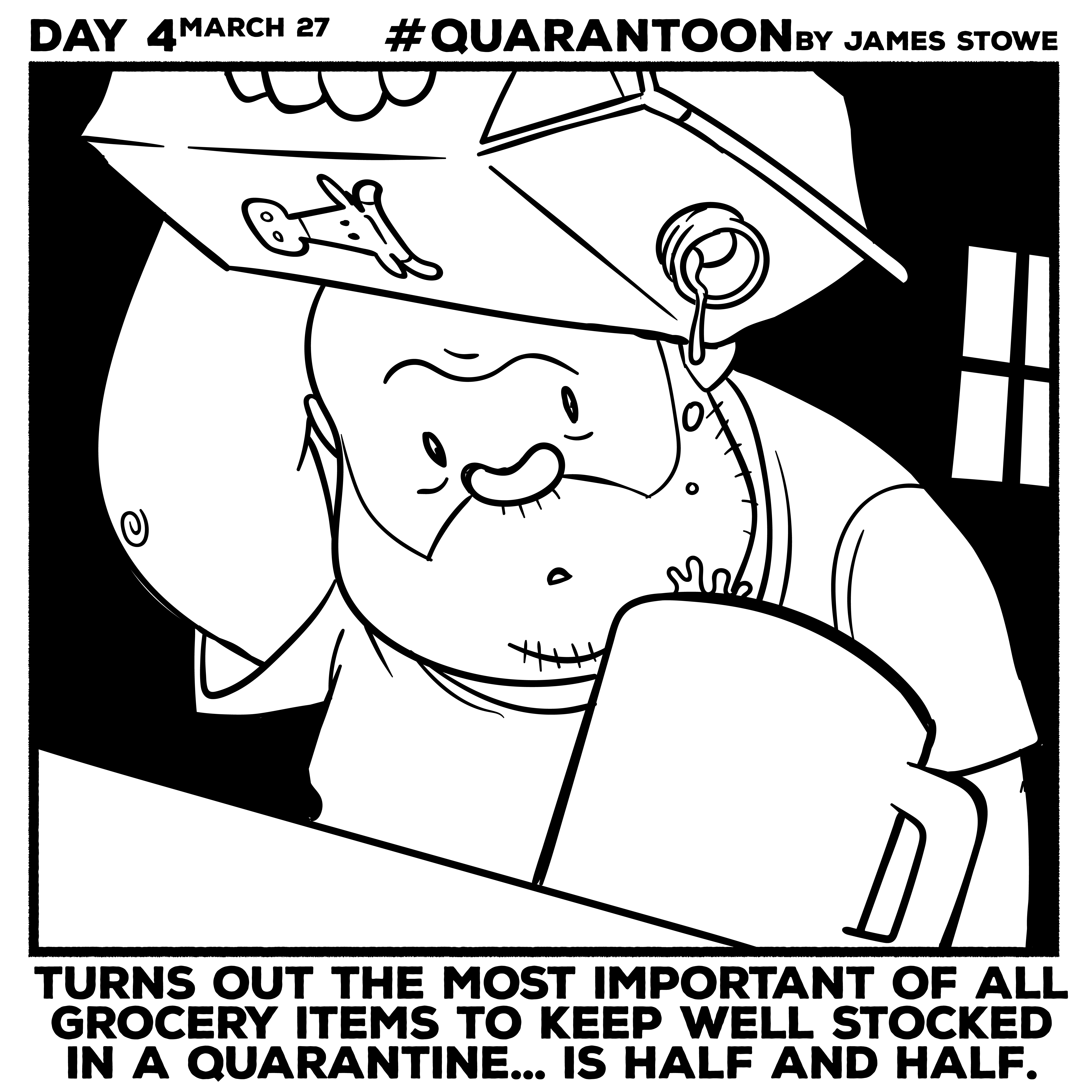 Quarantoon Day 4 by James Stowe