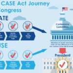 infographic showing progress of the CASE Act