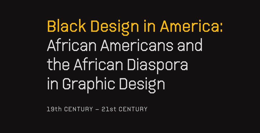 Black Design in America title graphic