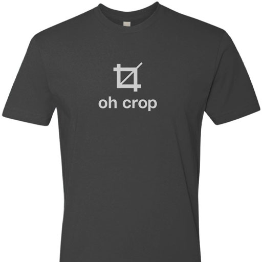 membership drive image showing oh crop t-shirt