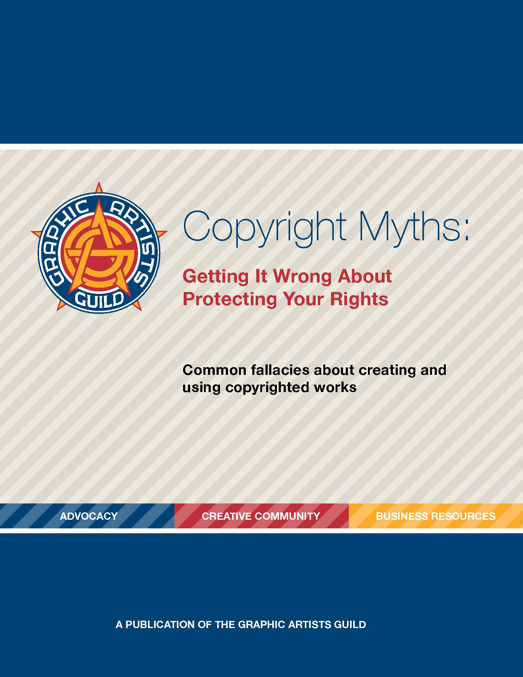 image of the cover of the Copyright Myths whitepaper
