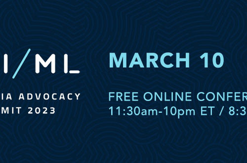 banner image from the AI/ML Media Summit showing the conference logo and date and time