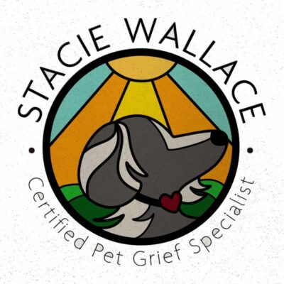 image of a business card for Stacie Wallace designed by Alexis Bartlett