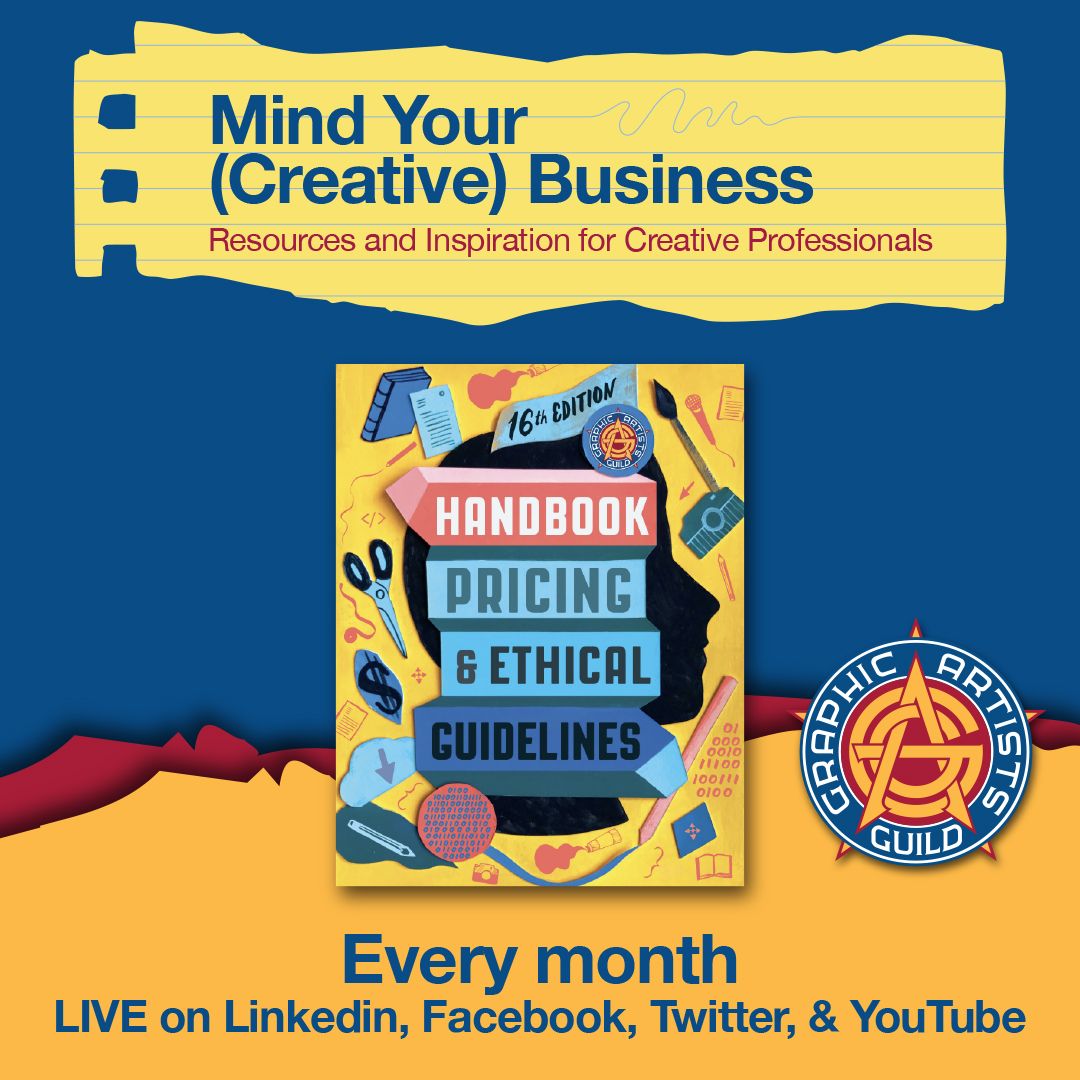 banner image for Mind Your (Creative) Business with an image of the Handbook cover