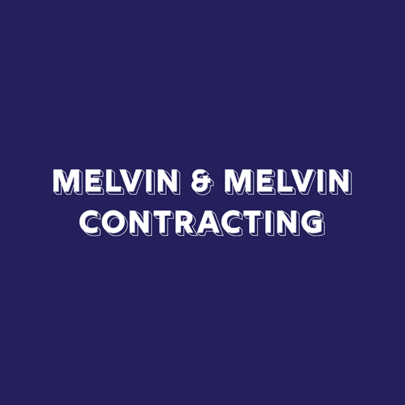 Logo designed for Melvin & Melvin Contracting