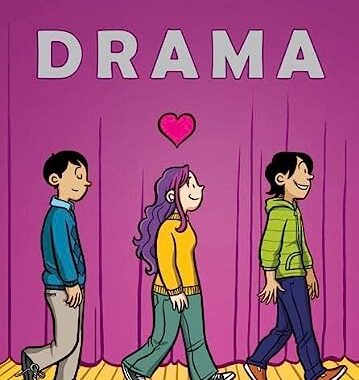 book cover for Drama by Raina Telgemeier