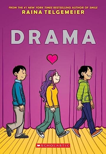 book cover for Drama by Raina Telgemeier