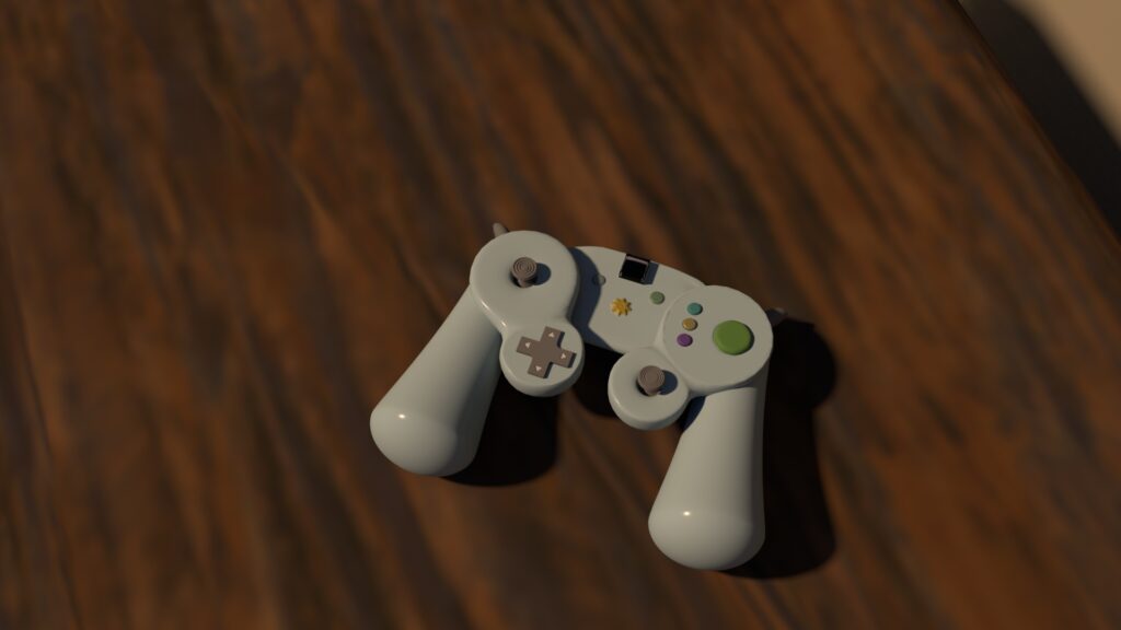 Video Game Controller 3D Model